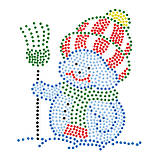 Набір для малювання для дітей Riviera Blanca Сніговичок 25x25 см (КА1-09), фото 4