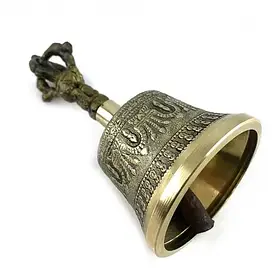 Дзвін чакровий бронзовий 14.5х76.4х5.6 см) (Непал)
