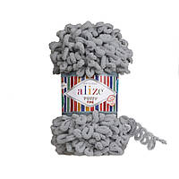 Alize Puffy Fine( Пуффі файн) - 343 сірий