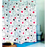 Штора для душу тканинна Міранда Wheels180 х 200 см, фото 5