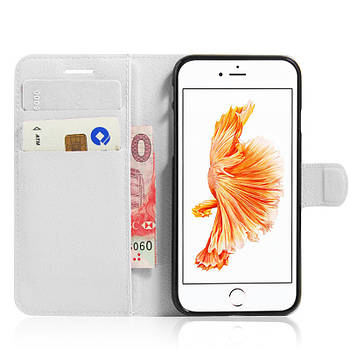 Чохол-книжка Litchie Wallet для Apple iPhone 6 / iPhone 6S Білий