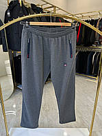 Мужские теплые спортивные штаны IFC 0096 (батал) 1-5XL серые