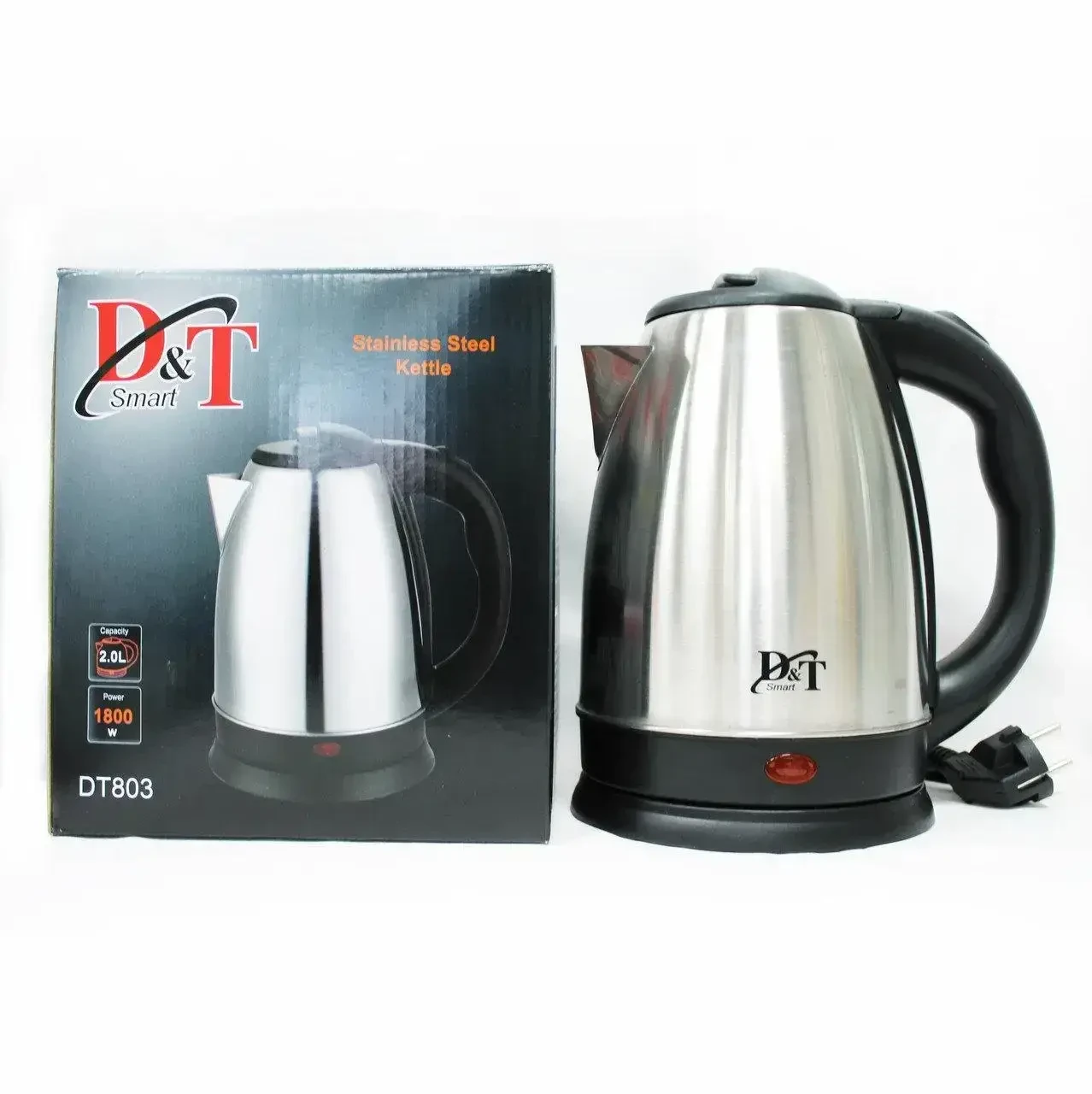 Чайник металевий D&T Smart DT-803, фото 1