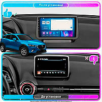 Штатна магнітола Lesko для Mazda CX-3 I Рестайлінг 2018-н.в. IPS 9" 4/64Gb CarPlay 4G Wi-Fi GPS Prime 7шт, фото 3