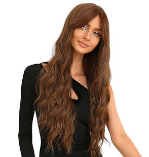 Перука Tifany Brown довга, натуральне синтетичне волосся, фото 1