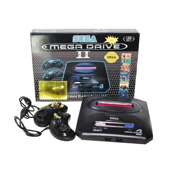 Ігрова ретроконсоль Sega Mega Drive 2 з підтримкою картриджів 368 вбудованих ігор SiRi