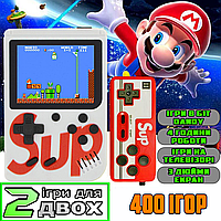 Дитяча цифрова ігрова приставка Sup game box ретро 8 біт ігрова консоль 400в1 з джойстиком JMP