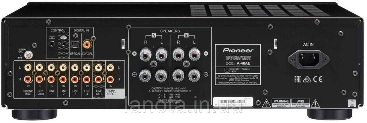 Интегральный усилитель Pioneer A-40 AE Black - фото 3 - id-p2009394113
