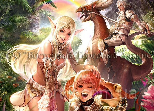Друк їстівного фото — Формат А4 — Lineage II — Вафельний папір