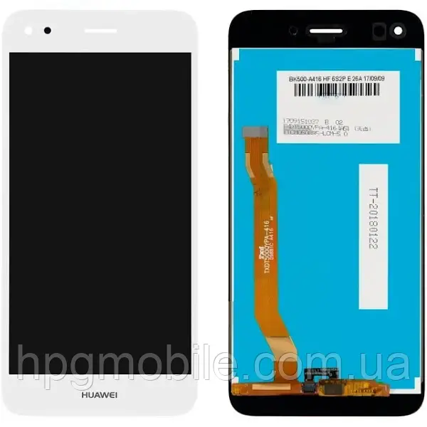 Дисплей Huawei Nova Lite 2017/Y6 Pro 2017/P9 Lite mini/Enjoy 7 модуль (екран,сенсор) оригінал, Білий, фото 1