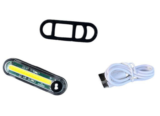 Велосипедна задня фара мигалка Machfally 12480 велопідсвітка з LED стрічкою яскраве біле світло