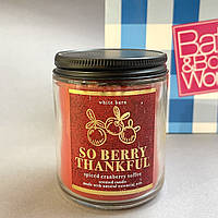 Свеча ароматизированная Bath&Body Works So Berry Thankful Single Wick Candle 198g