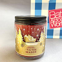 Свеча ароматизированная Bath&Body Works Tis the Season Single Wick Candle 198g