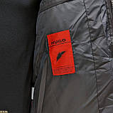 Чоловіча зимова куртка Hugo Boss CK6969 чорна S (M по бірці ), фото 7