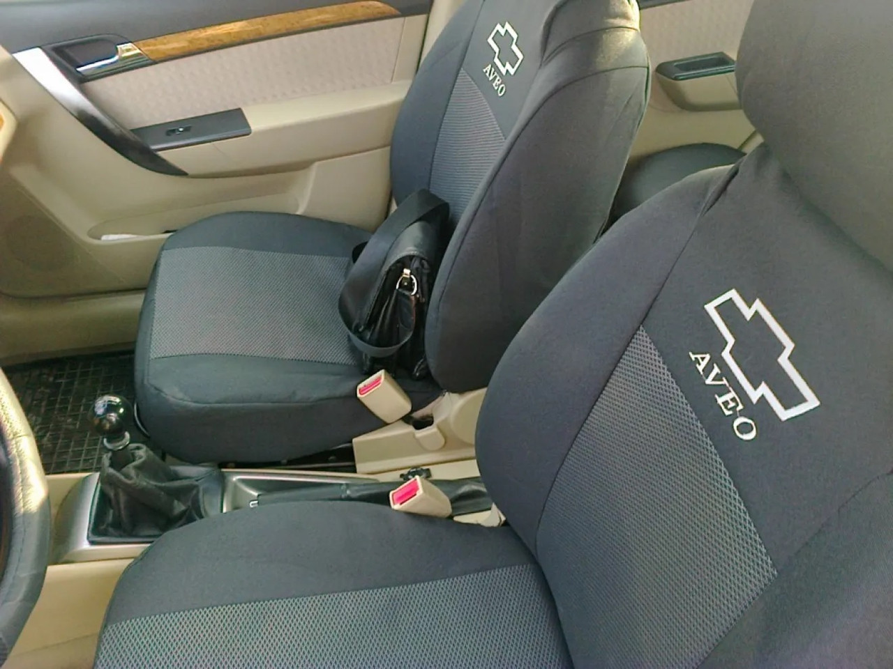Чохли на сидіння для Chevrolet Aveo (сідан) 2002 — 2011 Prestige