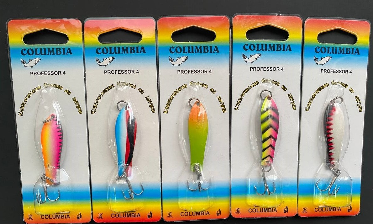Набір Блешня Columbia Professor 4 6g 50mm (набір 5шт)