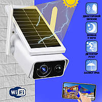Камера видеонаблюдения с солнечной панелью Smart CCTV iCsee 3Mp уличная Wi-Fi видеокамера беспроводная JMP