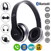 Бездротові Bluetooth-навушники Wireless Headset Black P47 JMP