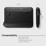 Чохол Spigen KD100 Klasdan Laptop Pouch - Universal 15"-16” laptops, Black (AFA05938), фото 8