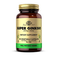 Витамины Гинкго билоба для спорта Super Ginkgo (120 veg caps), Solgar sexx.com.ua