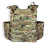 Комплект 2 | Плитоноска «KAYDASH» під плиту 25×30 см | Мультикам | Ukr shield, фото 3