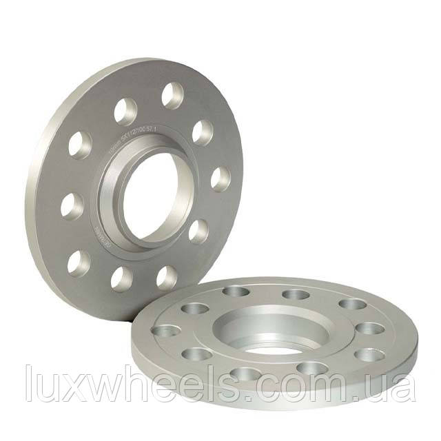 Колісна проставка GETMANN 1 шт. 10 мм PCD 5x112/100 DIA 57.1 Audi, Seat, Skoda, Volkswagen (Передня вісь)