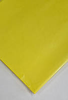 Папір тишею колір яскраво-жовтий розмір 70 см на 50 см