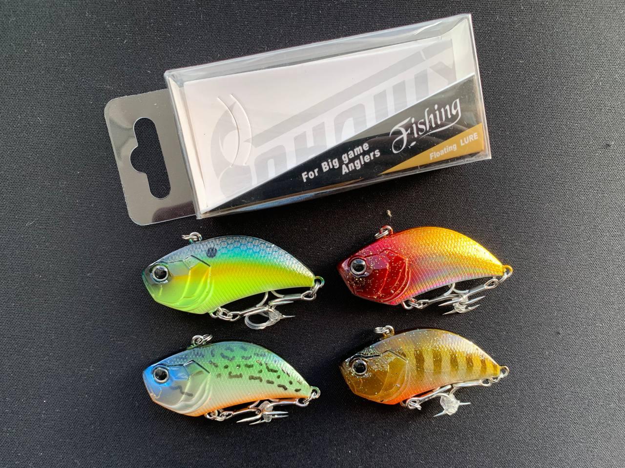 Набір Воблерів раттлин Fishing Realis Vibration 55 Nitro 14g (Набір 4шт), фото 1