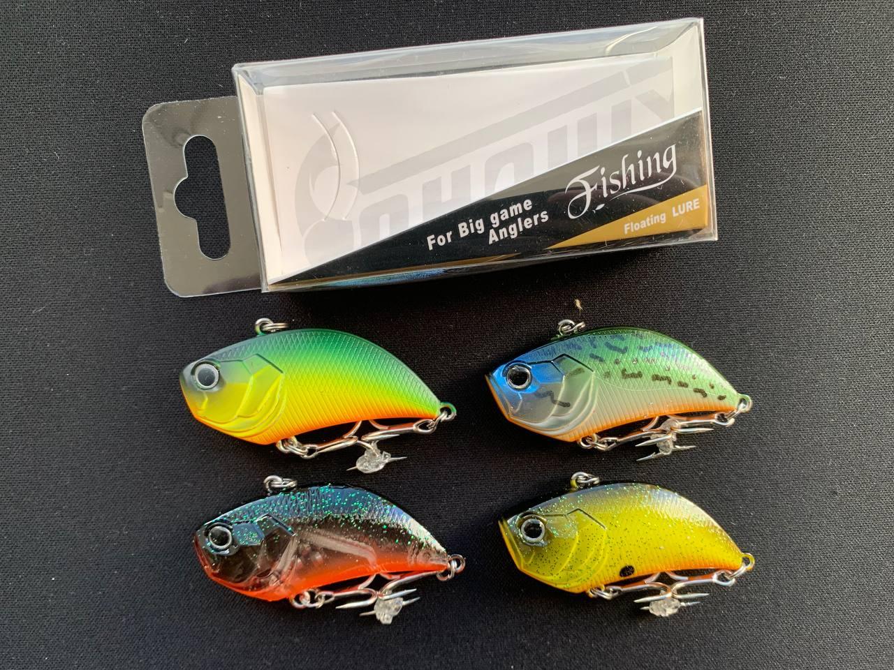 Набір Воблерів раттлин Fishing Realis Vibration 55 Nitro 14g (Набір 4шт), фото 1