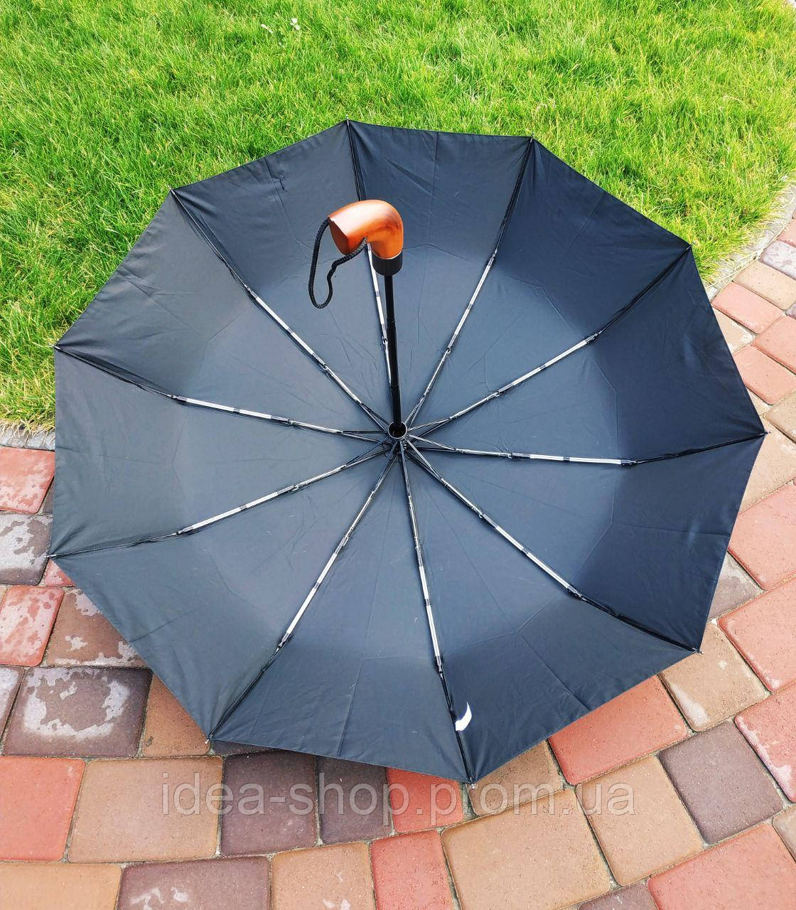 Зонт автомат мужской Три слона черного цвета (ID#2009591021), цена ...