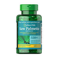 Добавка екстракт З Пальметто Saw Palmetto Extract 320 mg (60 softgels), Puritan's Pride