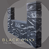 Блоки бетонні для паркану ОНІКС модульний блок преміум класу, фото 7