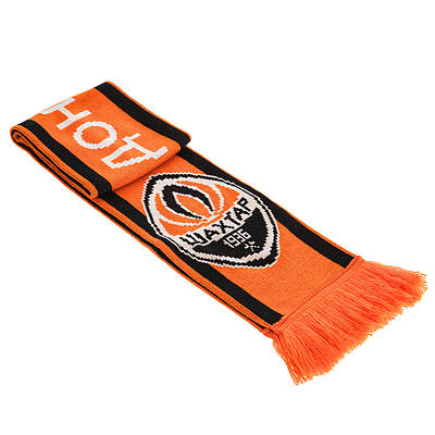 Шарф для уболівальника Ф.К.Шахтер зимовий Zelart FB-5770 червоний