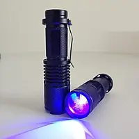 Ультрафиолетовый фонарик мощный TOPCOM uv 395 nm УФ