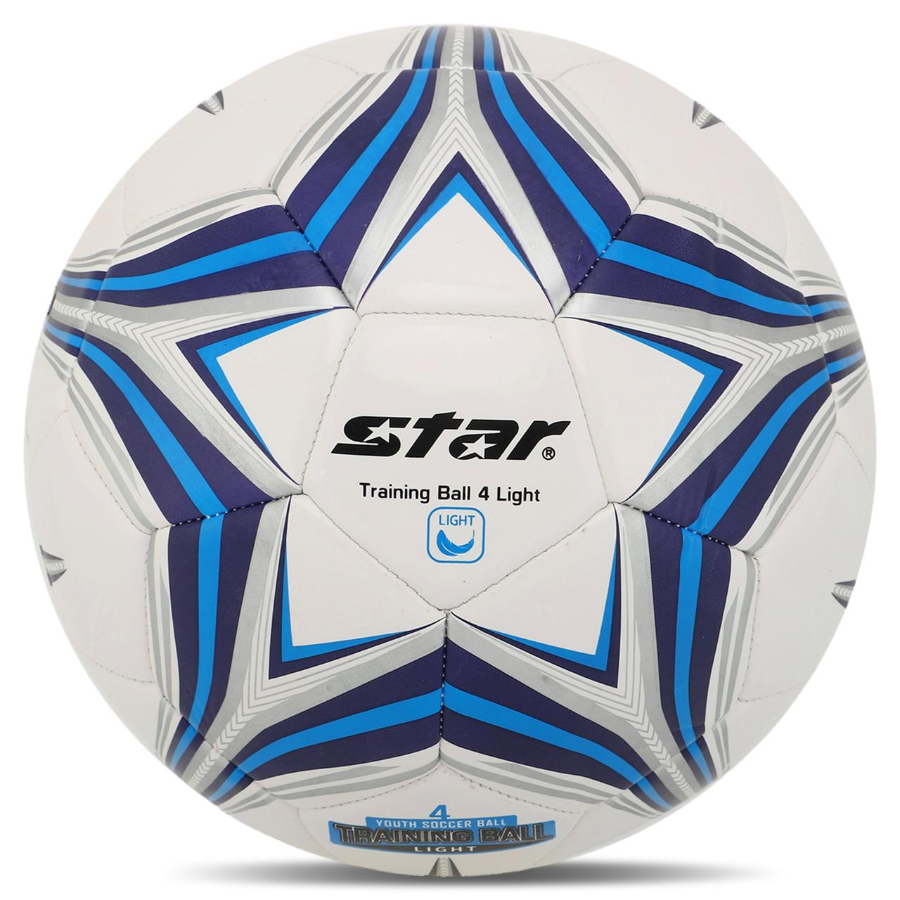 М'яч футбольний STAR TRAINING BALL 4 LIGHT SB8144L No4 PU