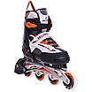 Роликові ковзани розсувні Zelart Z-2919 розмір 28-42 кольори в асортименті, фото 3