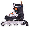 Роликові ковзани розсувні Zelart Z-2919 розмір 28-42 кольори в асортименті, фото 4