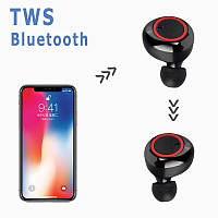 Наушники Y50 TWS Bluetooth 5.0 беспроводные блютуз Красный