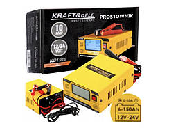 Зарядний пристрій Kraft&Dele KD1918 10A 12-24V Мікропроцесорний, фото 4