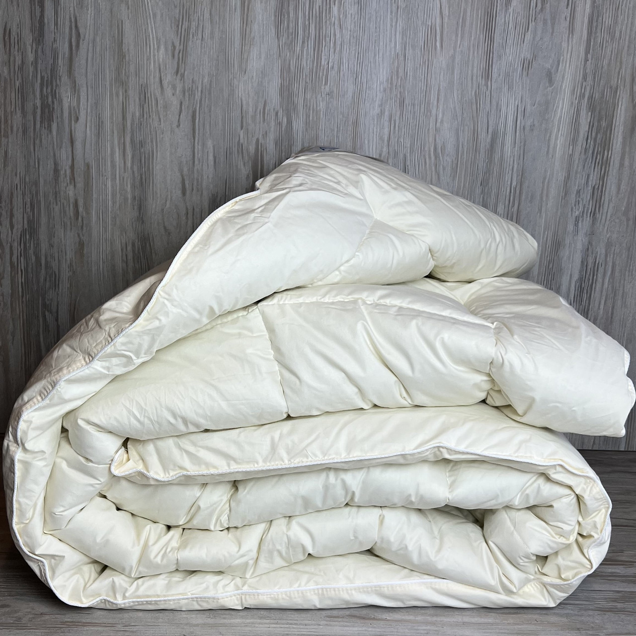 Ковдра зі штучного лебединого пуху "АРДА" Розмір Євро 195*215 см. Чохол хлопок Зимова тепла ковдра, фото 1