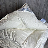 Ковдра зі штучного лебединого пуху "АРДА" Розмір Євро 195*215 см. Чохол хлопок Зимова тепла ковдра, фото 3