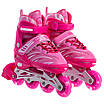 Роликові ковзани розсувні FEI BAO SK-857 розмір 31-42 кольори в асортименті, фото 4