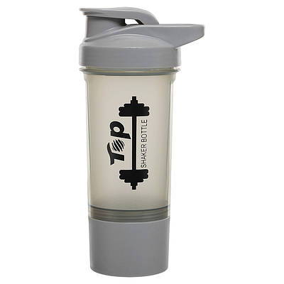 Шейкер 2-камерний Zelart FI-8645 400+50 мл кольору в асортименті