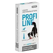 Краплі ProVET Profiline на холку для собак 10-20 кг, 4 піпетки по 2,0 мл іксектоакарицид