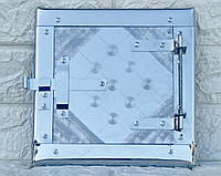 Дверцята прочисна 205х205 мм нержавіюча для печі. Сажотруска