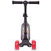 Самокат триколісний дитячий XINZ XZ-3018 чорний-червоний, фото 3