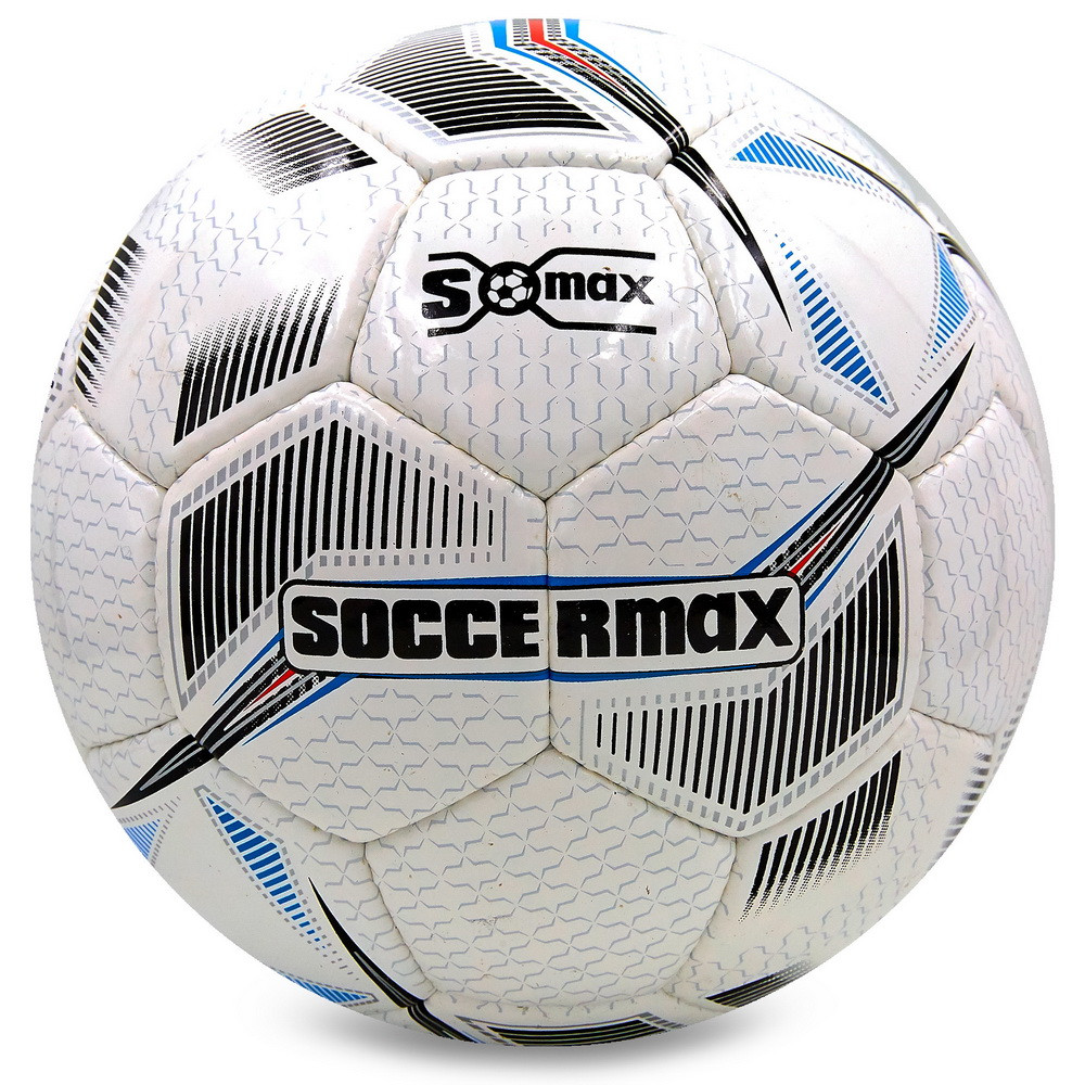 М'яч футбольний SP-Spor SOCCERMAX FIFA EN-10 No5 PU білий-чорний