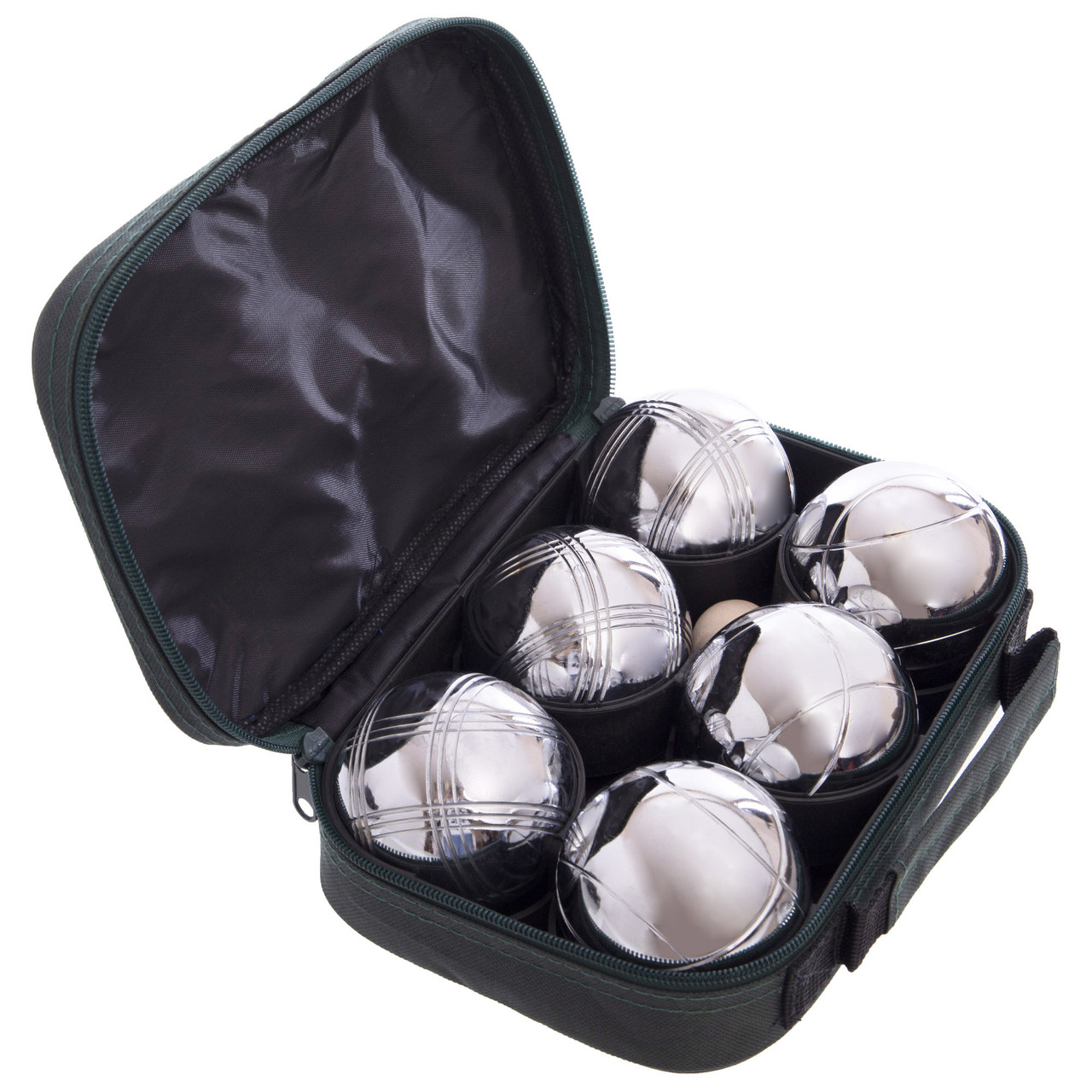 Гра Петанк (бочче) Zelart IG-6991 6шт 7,2 см срібний, фото 1