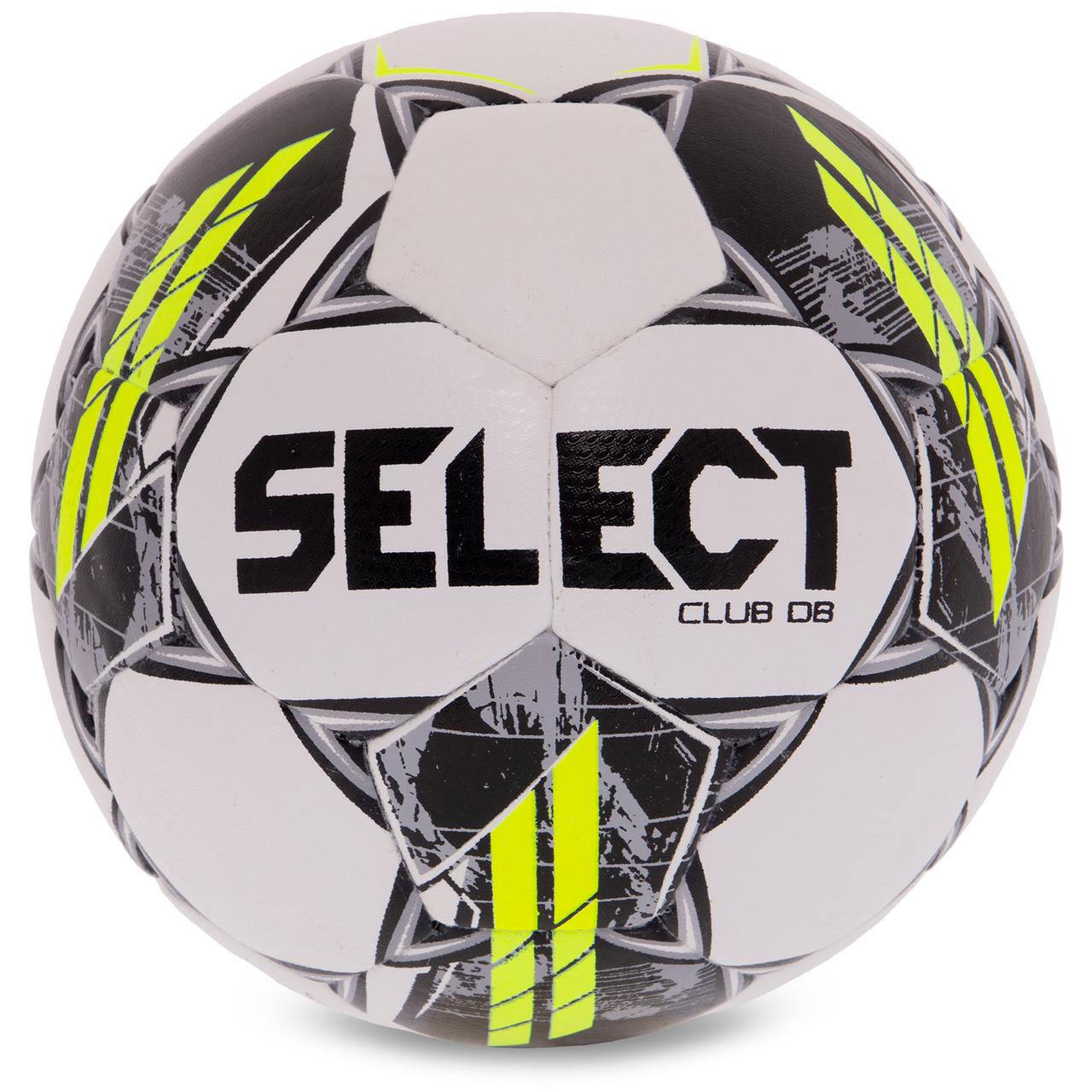 М'яч футбольний SELECT CLUB DB FIFA Basic V23 CLUB-4WGR No4 білий-сірий