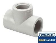 Поліпропіленовий трійник d40 wavin ekoplastik